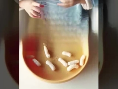 Pink Kinderfach Teller Löffel und Schüssel mit Abteilungen