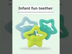 ISO-Silicon-Zähne-Spielzeug Krabbe Elefant für Babys